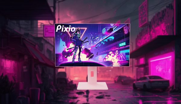 pixio’s px275c prime monitor is now pretty in pink
